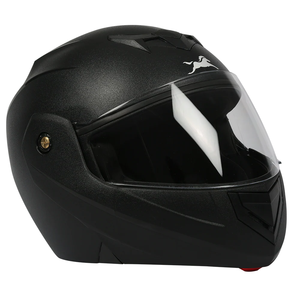 TVS Full Face Motorbike Helmet (Black-JM) – Superior Safety and Ventilation - Image 4