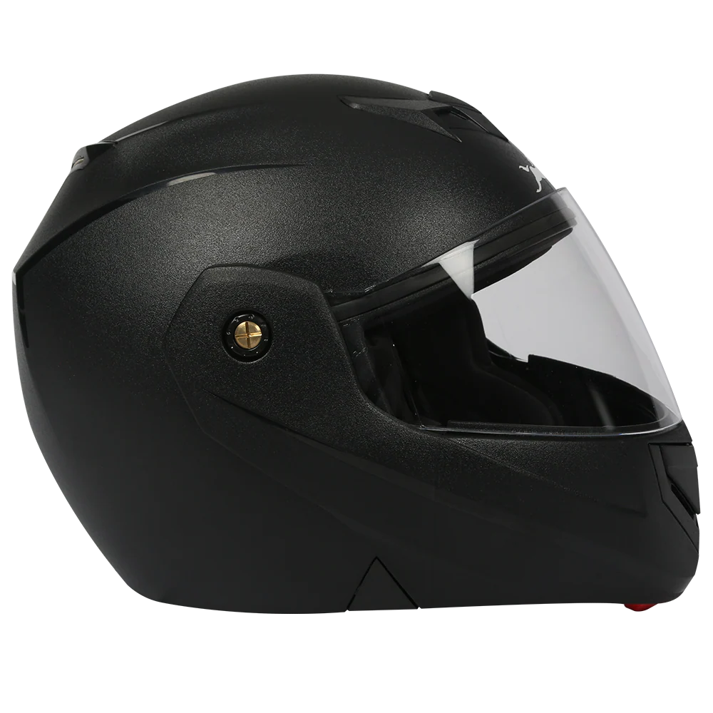TVS Full Face Motorbike Helmet (Black-JM) – Superior Safety and Ventilation - Image 5