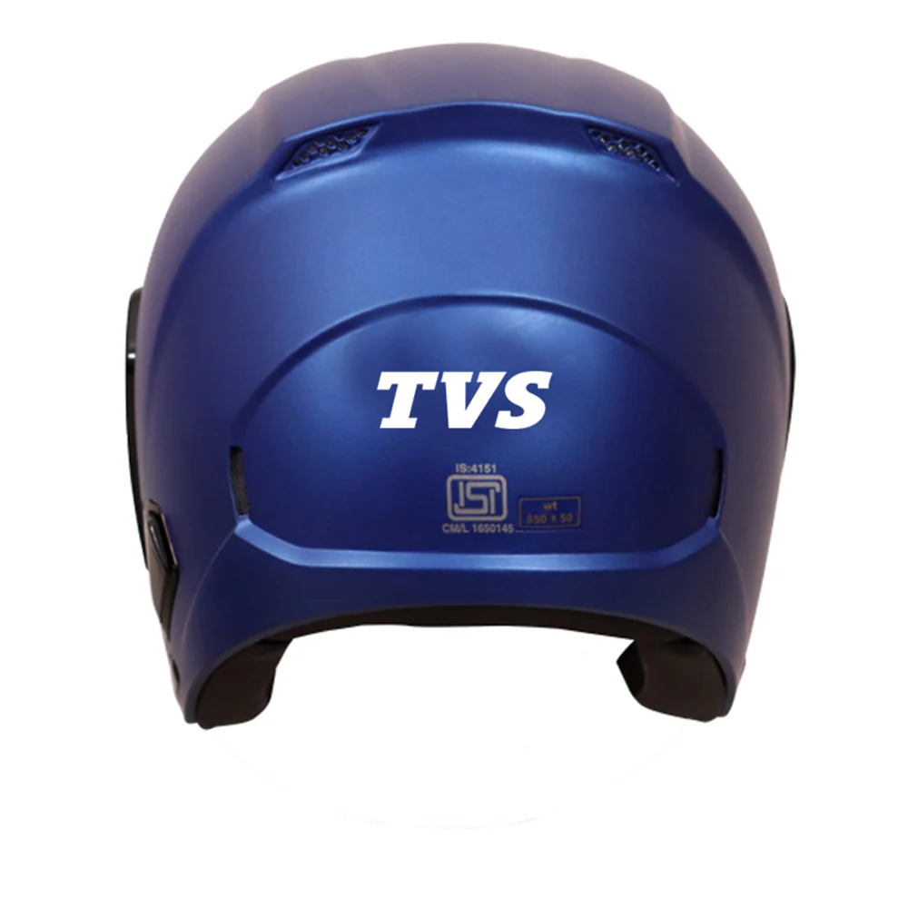 TVS Half Face Helmet - Blue | Stylish & Safe Riding Protection for Men & Women - Image 4