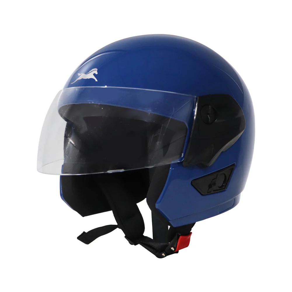 TVS Cruiser Blue Half Face Helmet –  Stylish Protection & Comfort - Image 5