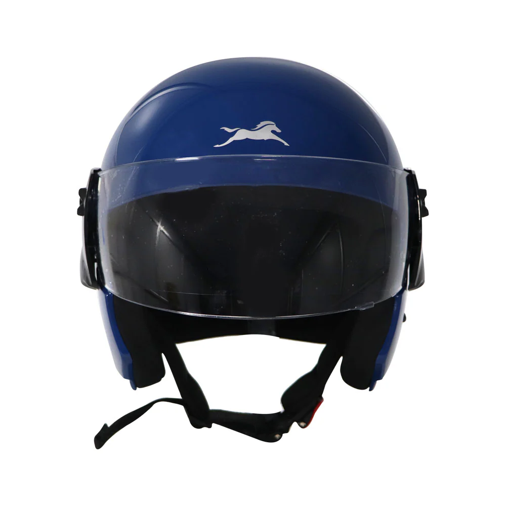 TVS Cruiser Blue Half Face Helmet –  Stylish Protection & Comfort - Image 6