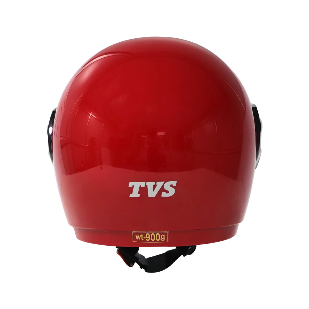 TVS Cruiser Red Half Face Helmet – ISI Certified Safety & Premium Comfort - Image 5