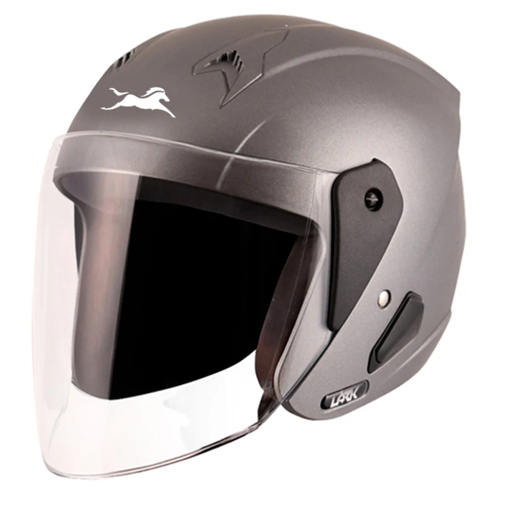 TVS Helmet Half Face Grey – Premium Quality and Stylish Protection - Image 2