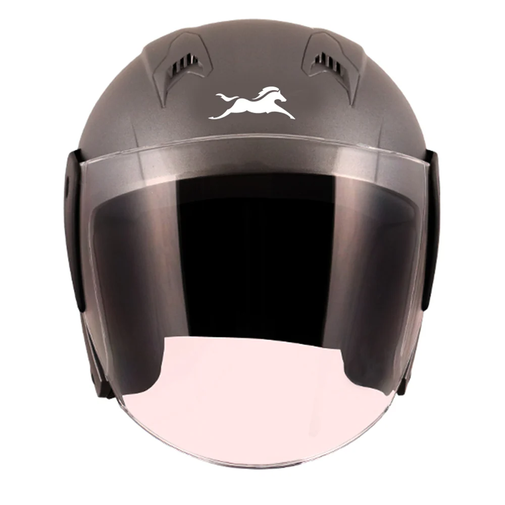TVS Helmet Half Face Grey – Premium Quality and Stylish Protection - Image 3