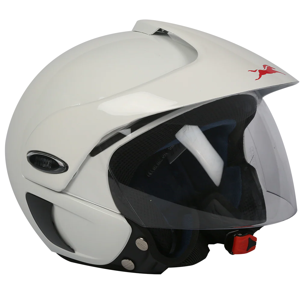 TVS Helmet Half Face Pearl White ML | Premium Safety & Style - Image 4