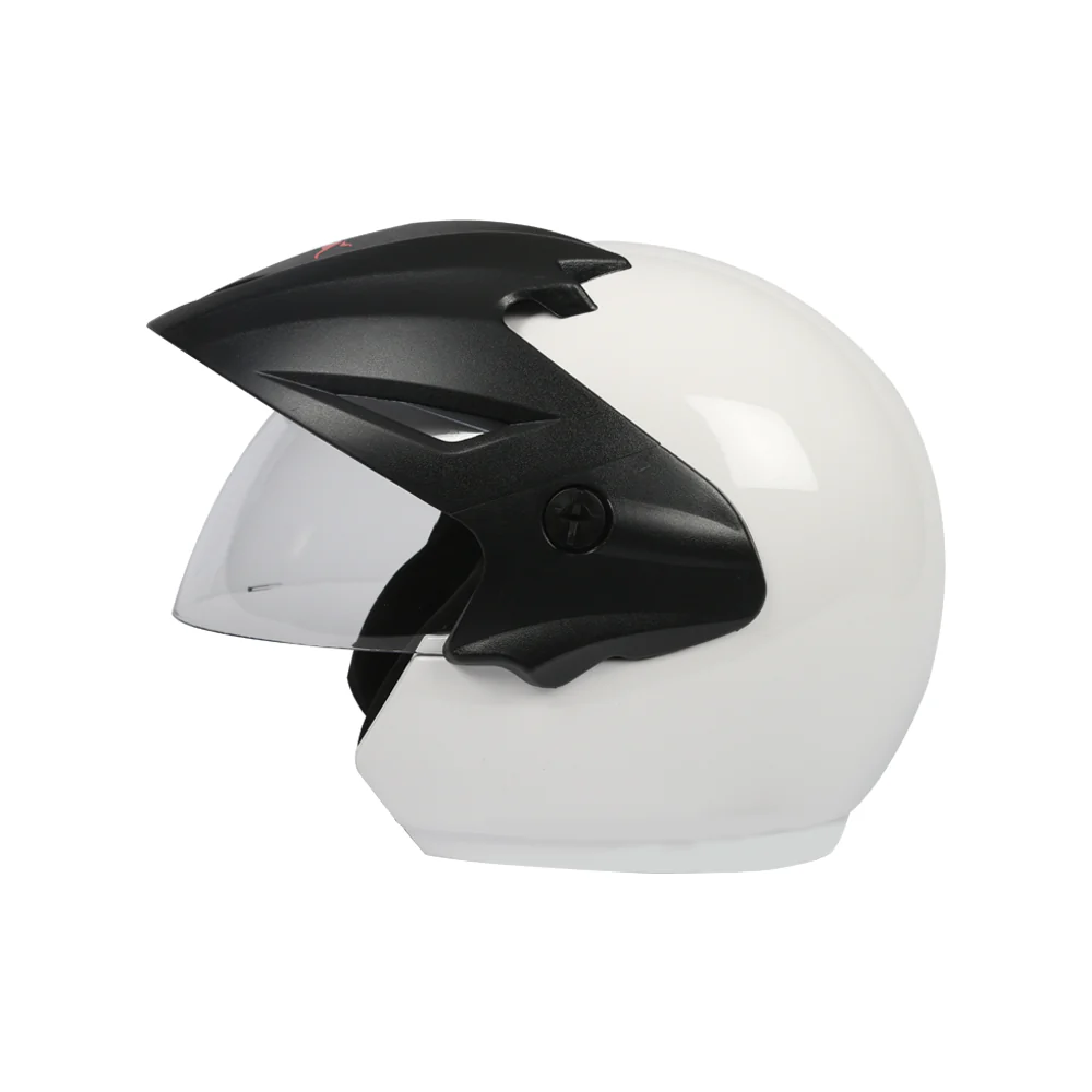 TVS Half Face White Helmet - ISI Certified Safety & Premium Comfort - Image 4