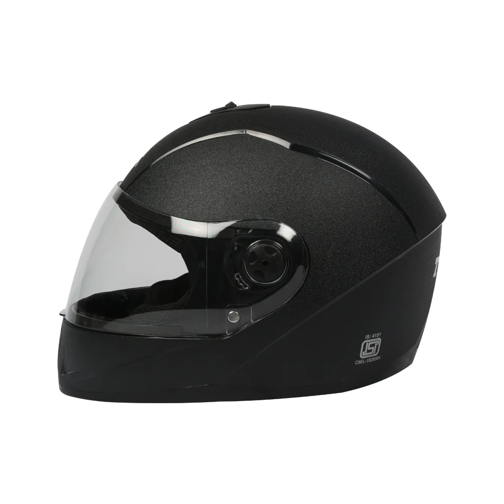 TVS Motorbike Helmet (Black) | Premium Safety & Comfort - Image 4