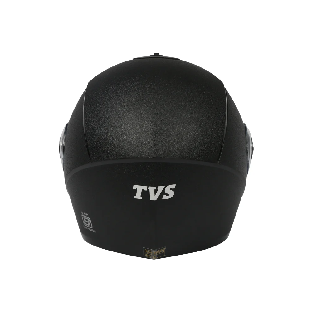 TVS Motorbike Helmet (Black) | Premium Safety & Comfort - Image 5