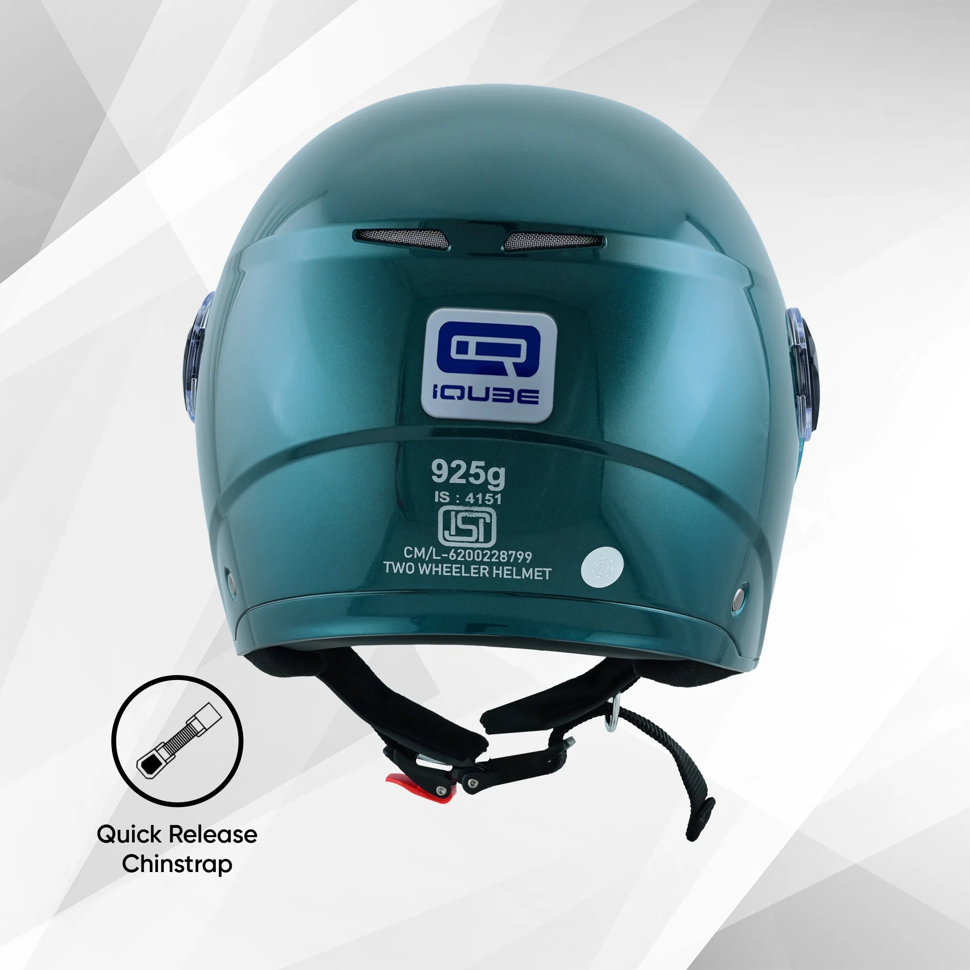 TVS iQube ISI Certified Open Face Helmet for Men & Women | Stylish, Lightweight & Safe - Image 14