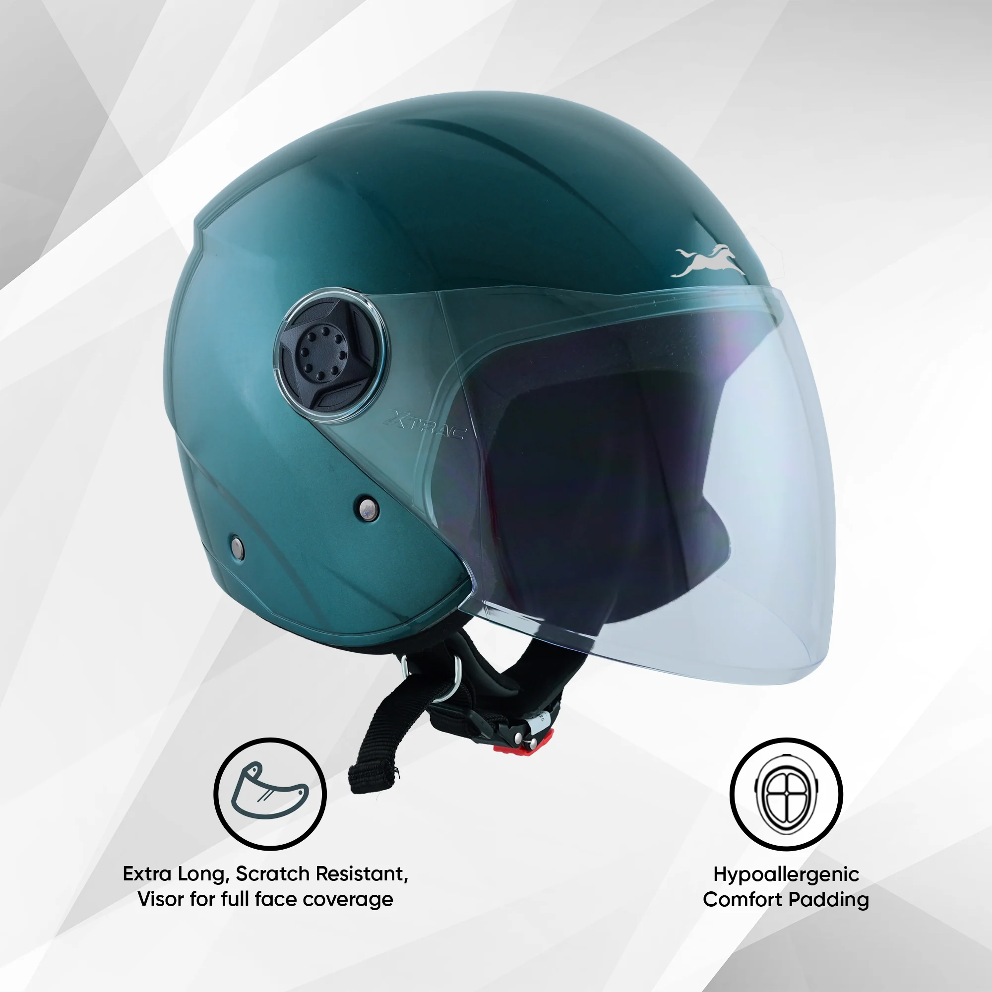TVS iQube ISI Certified Open Face Helmet for Men & Women | Stylish, Lightweight & Safe - Image 16