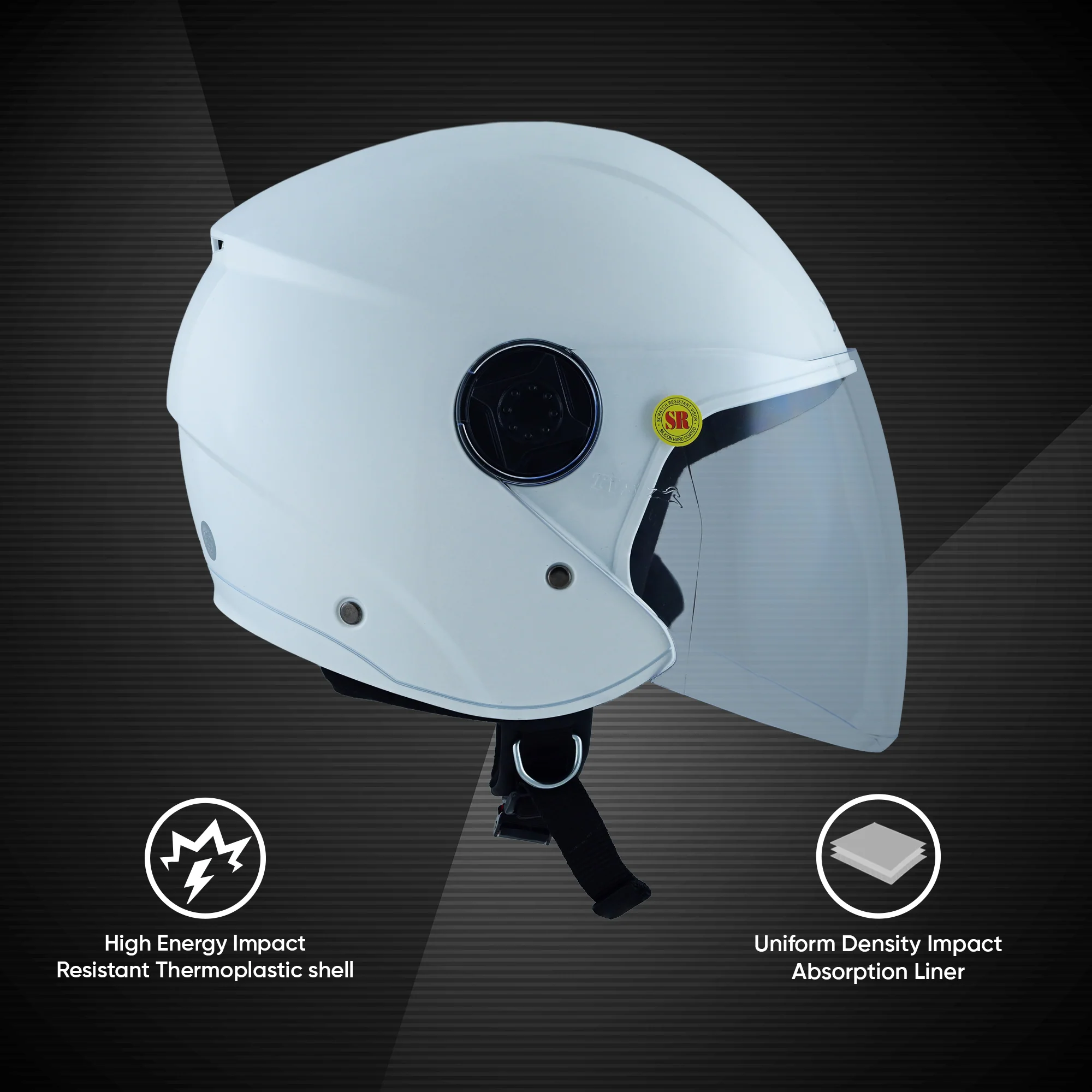 TVS iQube ISI Certified Open Face Helmet for Men & Women | Stylish, Lightweight & Safe - Image 23