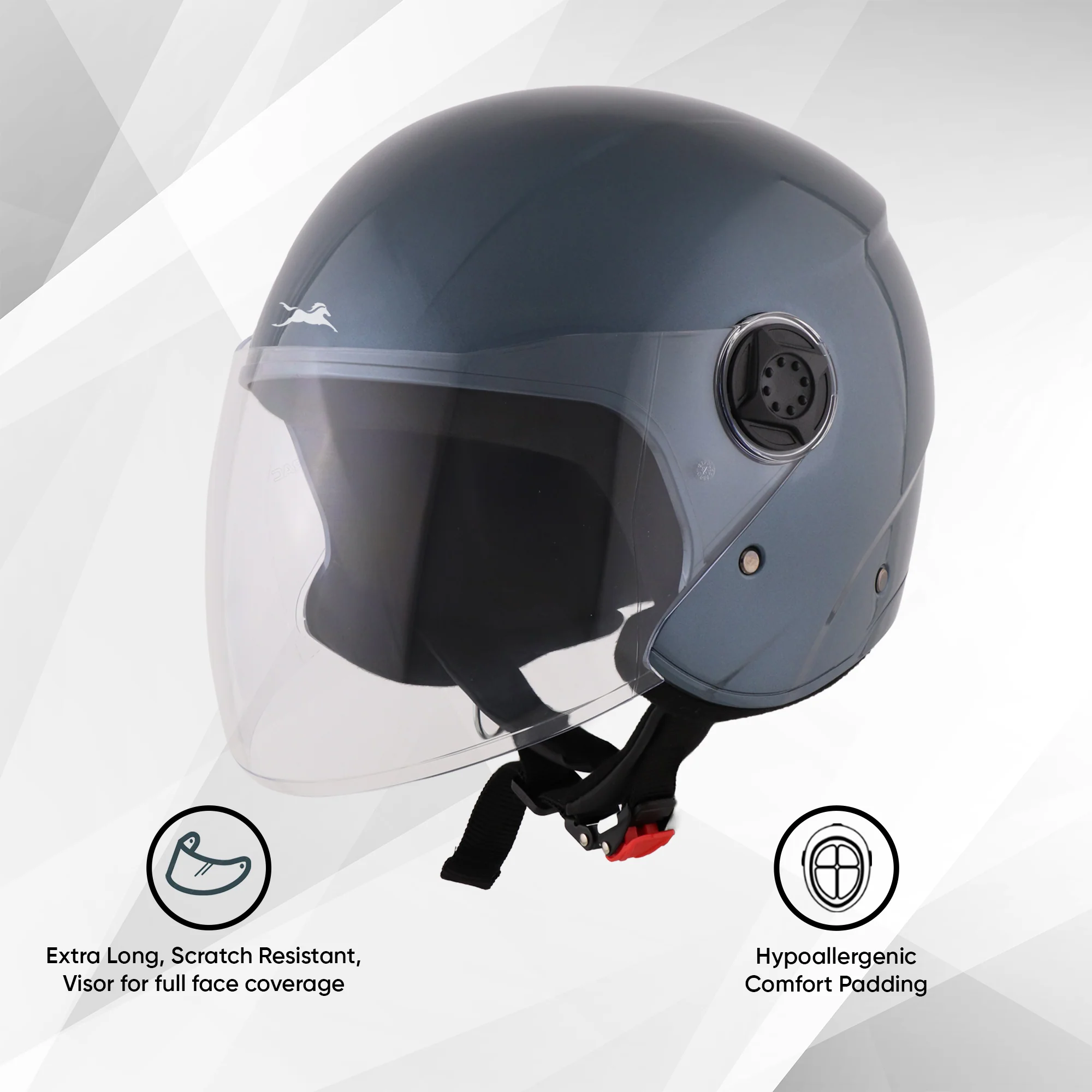 TVS iQube ISI Certified Open Face Helmet for Men & Women | Stylish, Lightweight & Safe - Image 29