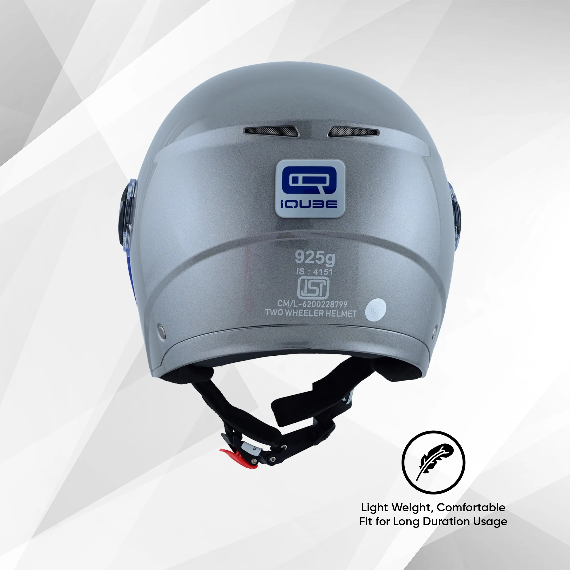TVS iQube ISI Certified Open Face Helmet for Men & Women | Stylish, Lightweight & Safe - Image 8