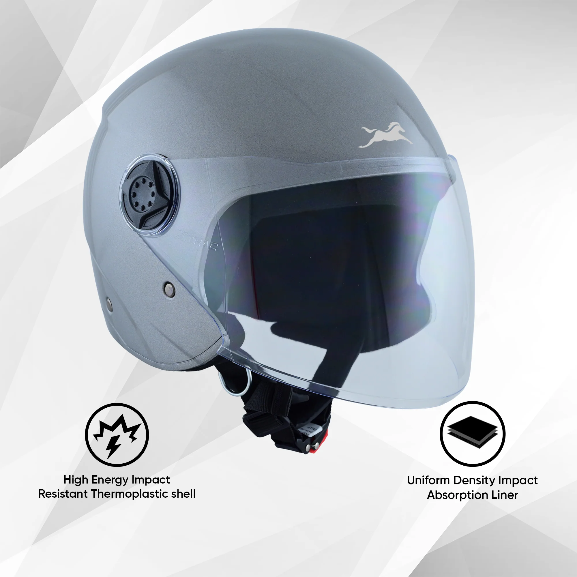 TVS iQube ISI Certified Open Face Helmet for Men & Women | Stylish, Lightweight & Safe - Image 9