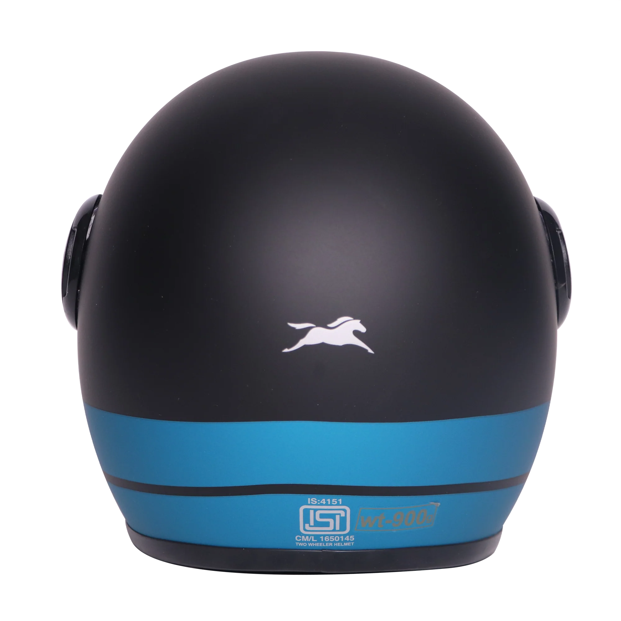 TVS J110 Half Face Helmet, Dawn Blue Matte | Lightweight & Stylish - Image 4