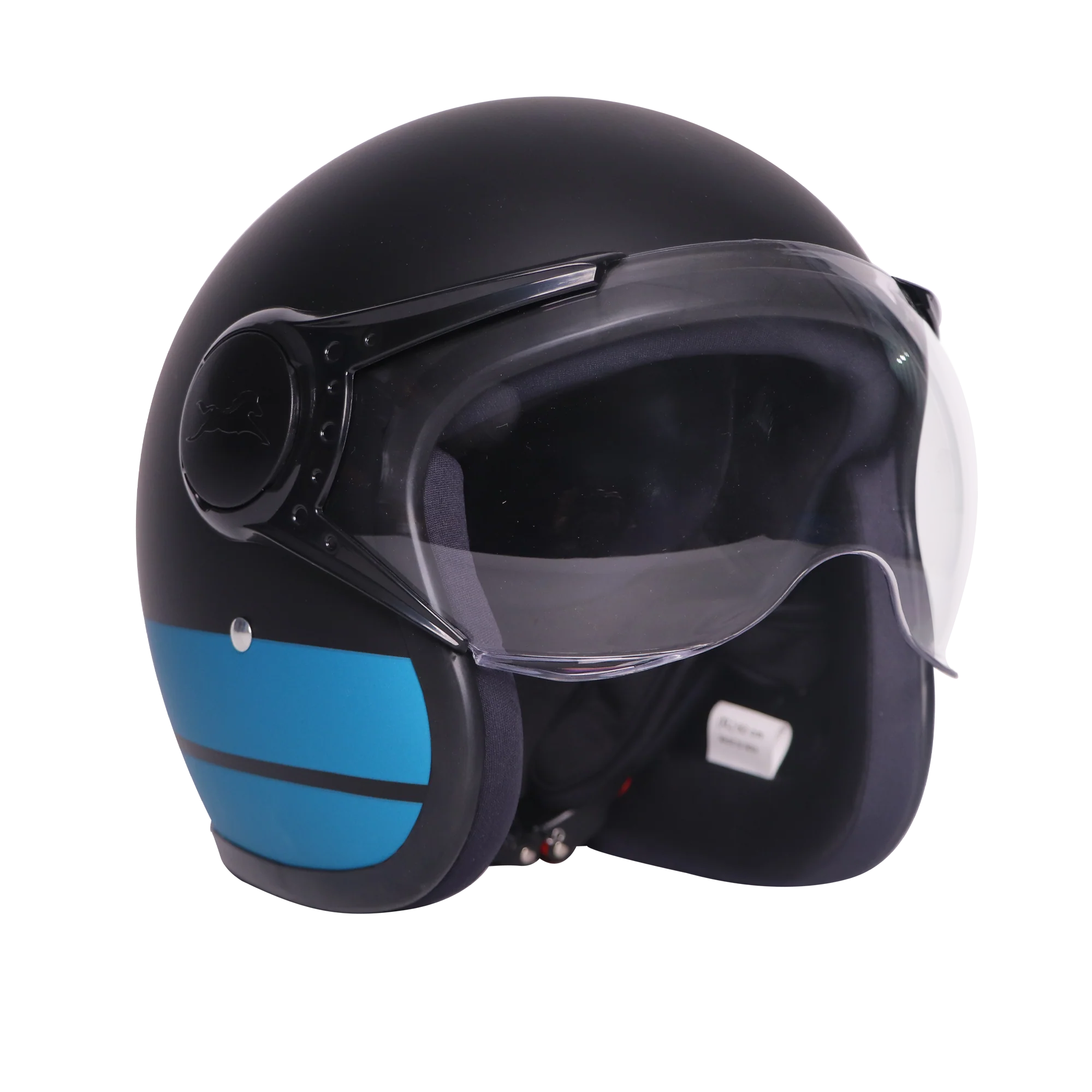 TVS J110 Half Face Helmet, Dawn Blue Matte | Lightweight & Stylish - Image 6