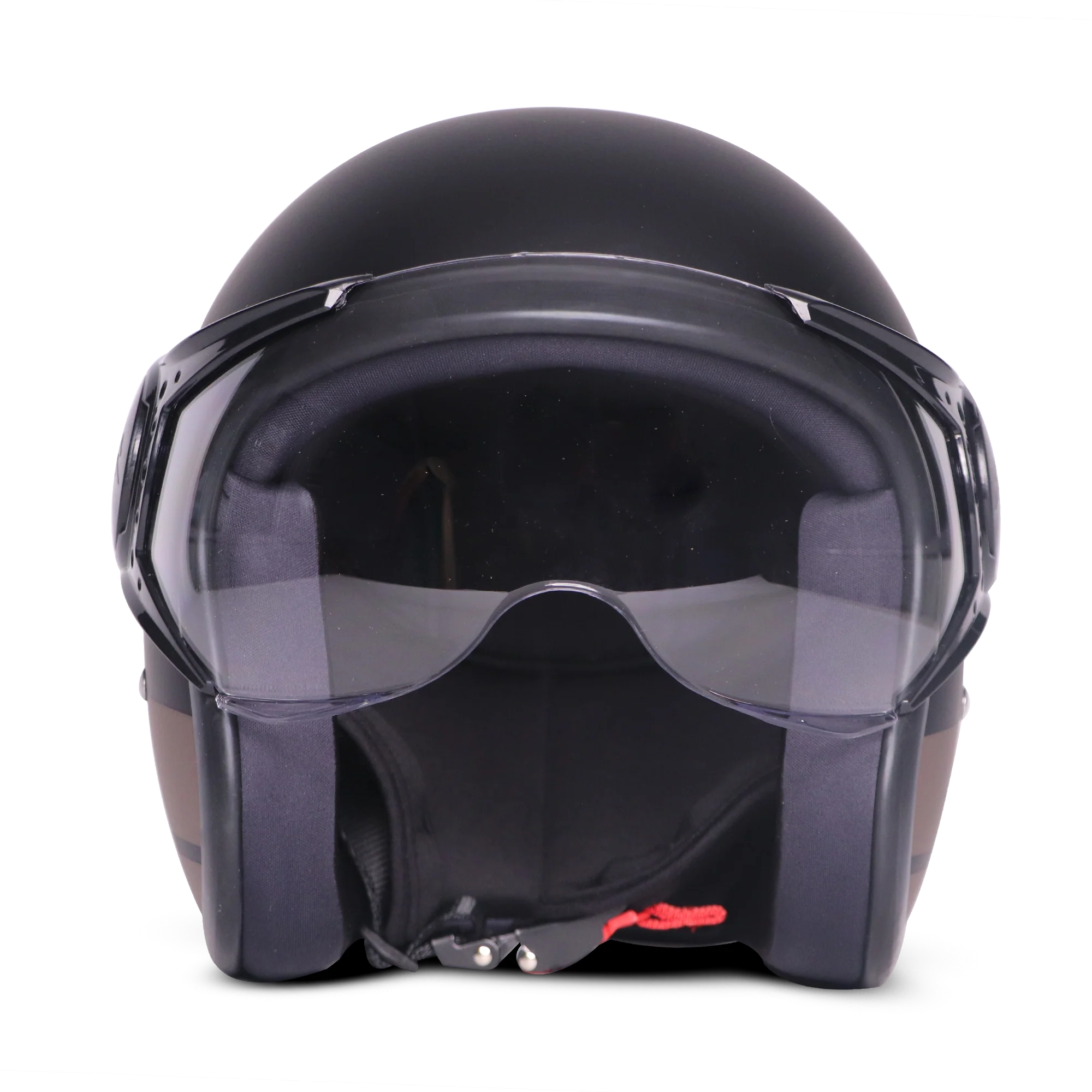 TVS J110 Half Face Helmet, Galactic Copper Matte | Lightweight & Stylish - Image 3