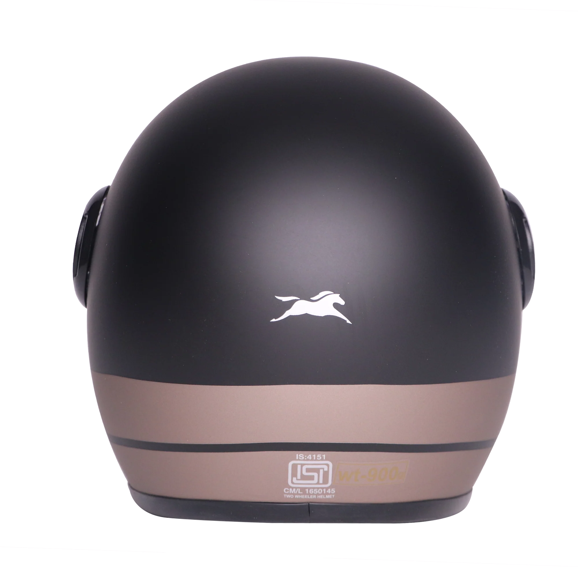 TVS J110 Half Face Helmet, Galactic Copper Matte | Lightweight & Stylish - Image 4