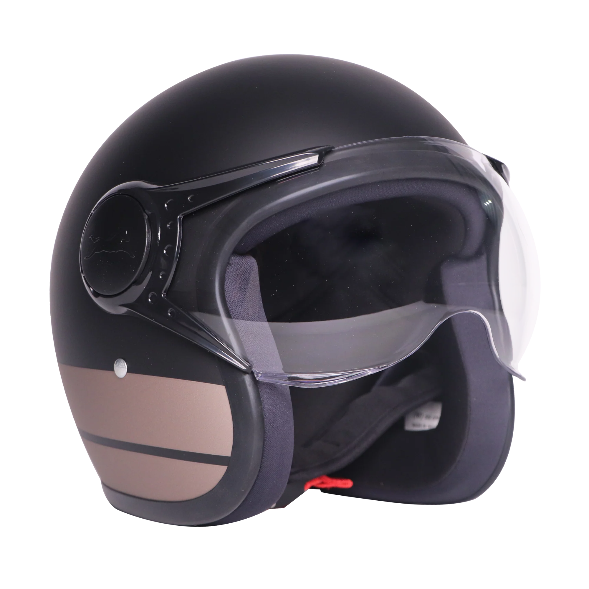 TVS J110 Half Face Helmet, Galactic Copper Matte | Lightweight & Stylish - Image 6