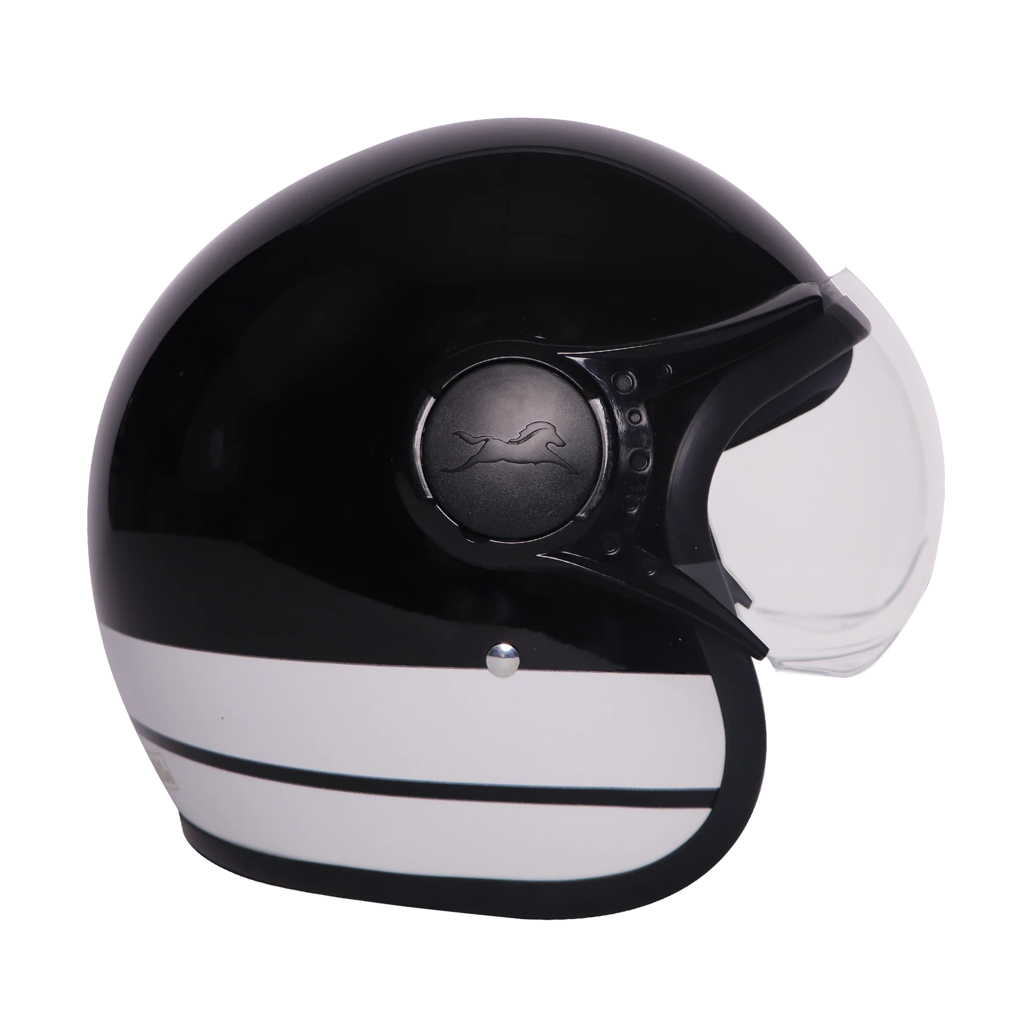 TVS J110 Half Face Helmet, Lunar White Gloss | Lightweight & Stylish - Image 2