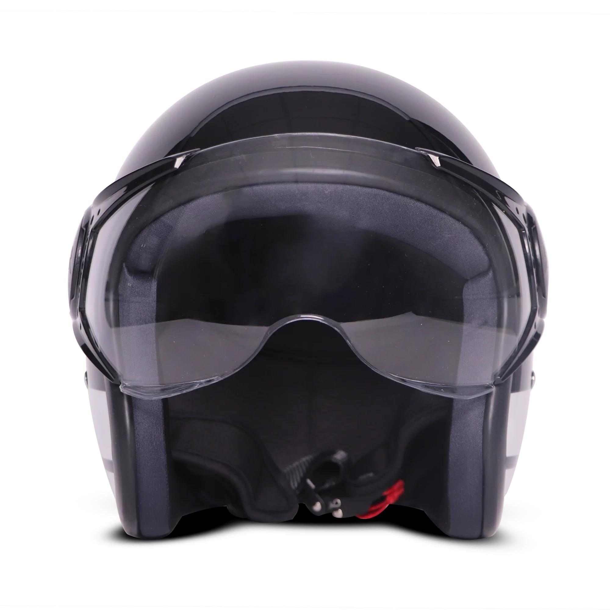 TVS J110 Half Face Helmet, Lunar White Gloss | Lightweight & Stylish - Image 3