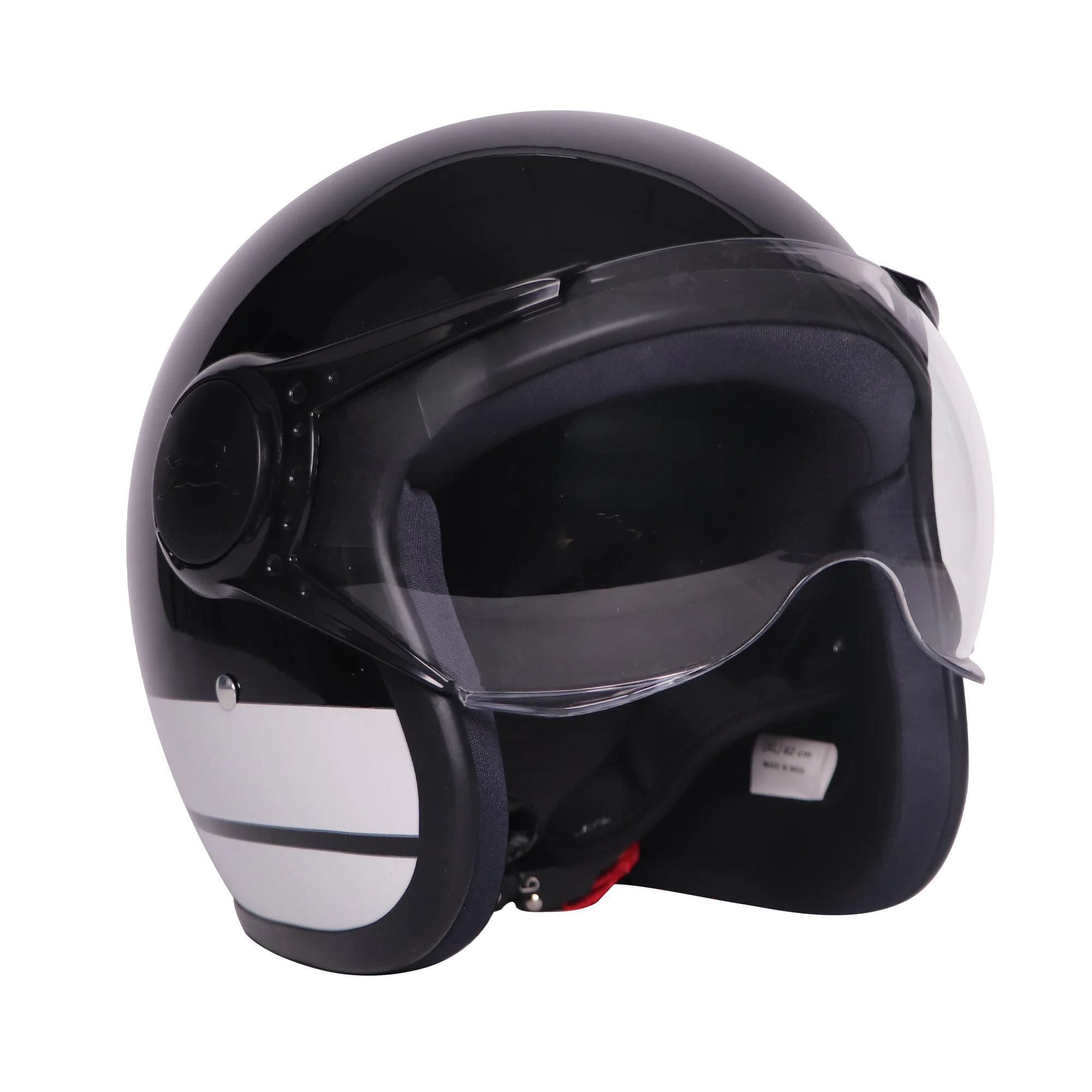 TVS J110 Half Face Helmet, Lunar White Gloss | Lightweight & Stylish - Image 5