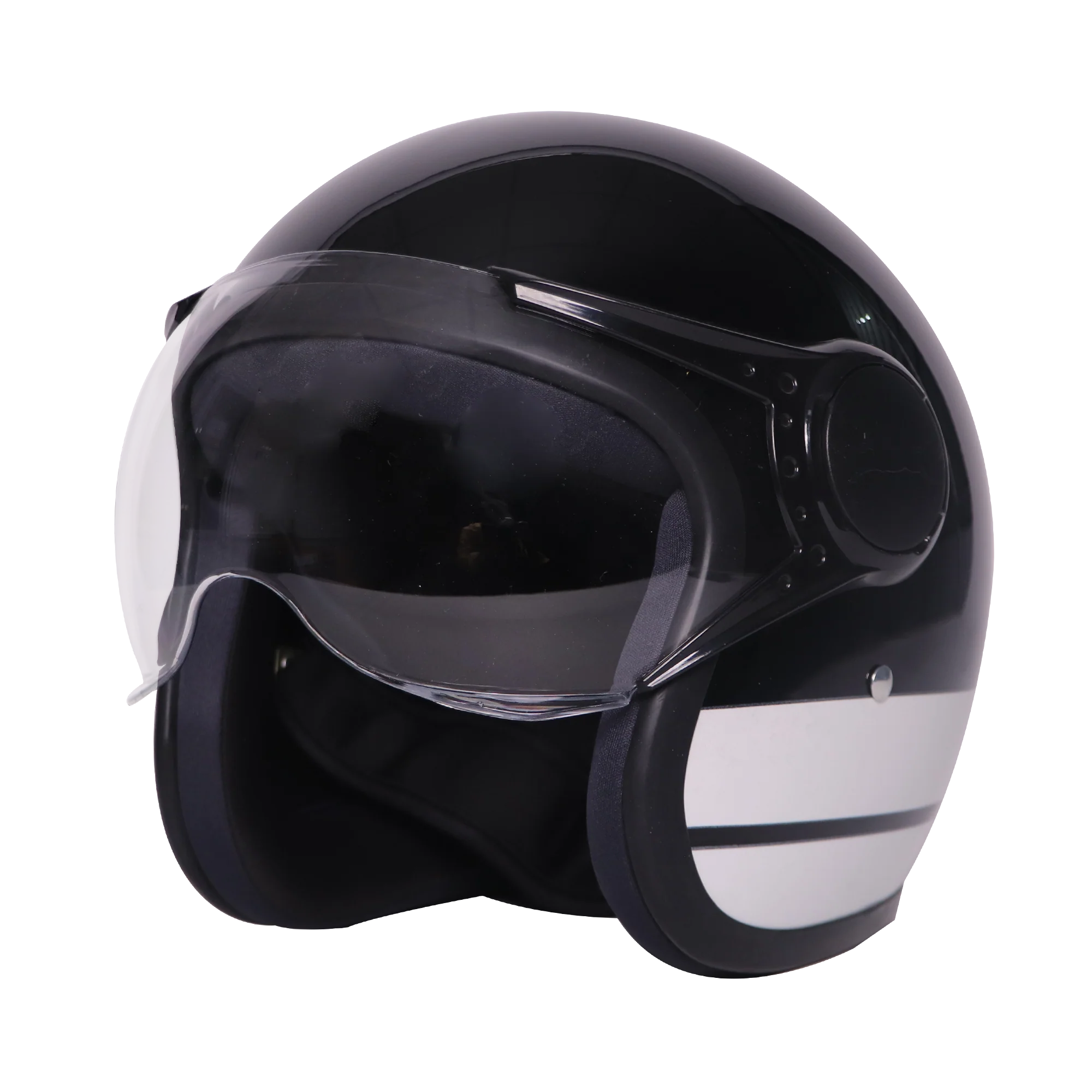 TVS J110 Half Face Helmet, Lunar White Gloss | Lightweight & Stylish - Image 6