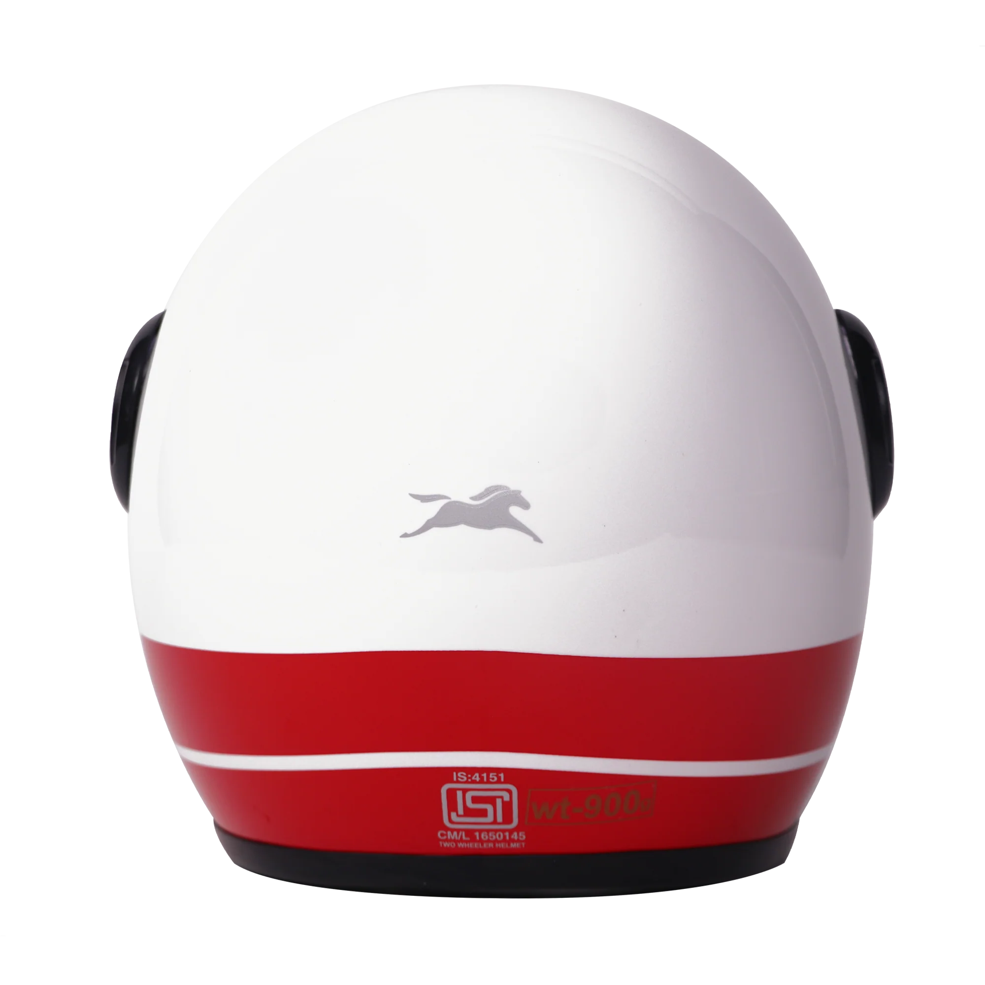 TVS J110 Half Face Helmet, Meteor Red Gloss | Lightweight & Stylish - Image 4
