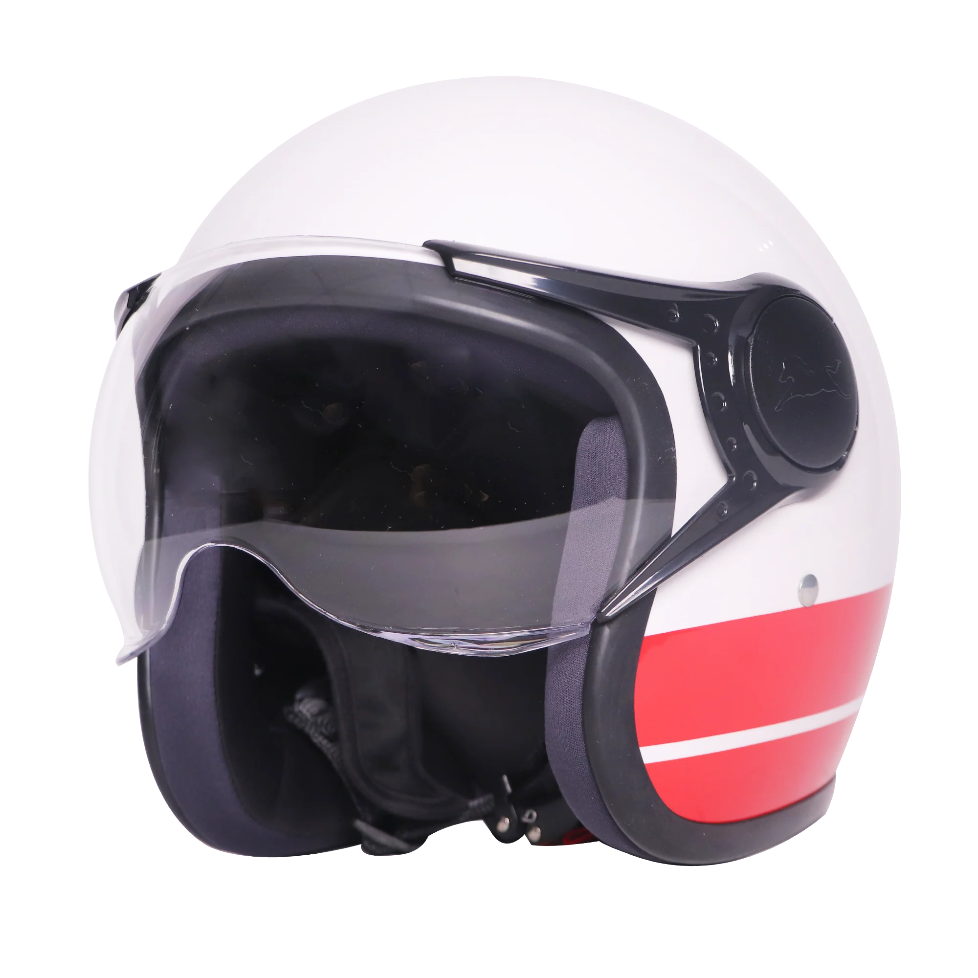 TVS J110 Half Face Helmet, Meteor Red Gloss | Lightweight & Stylish - Image 5
