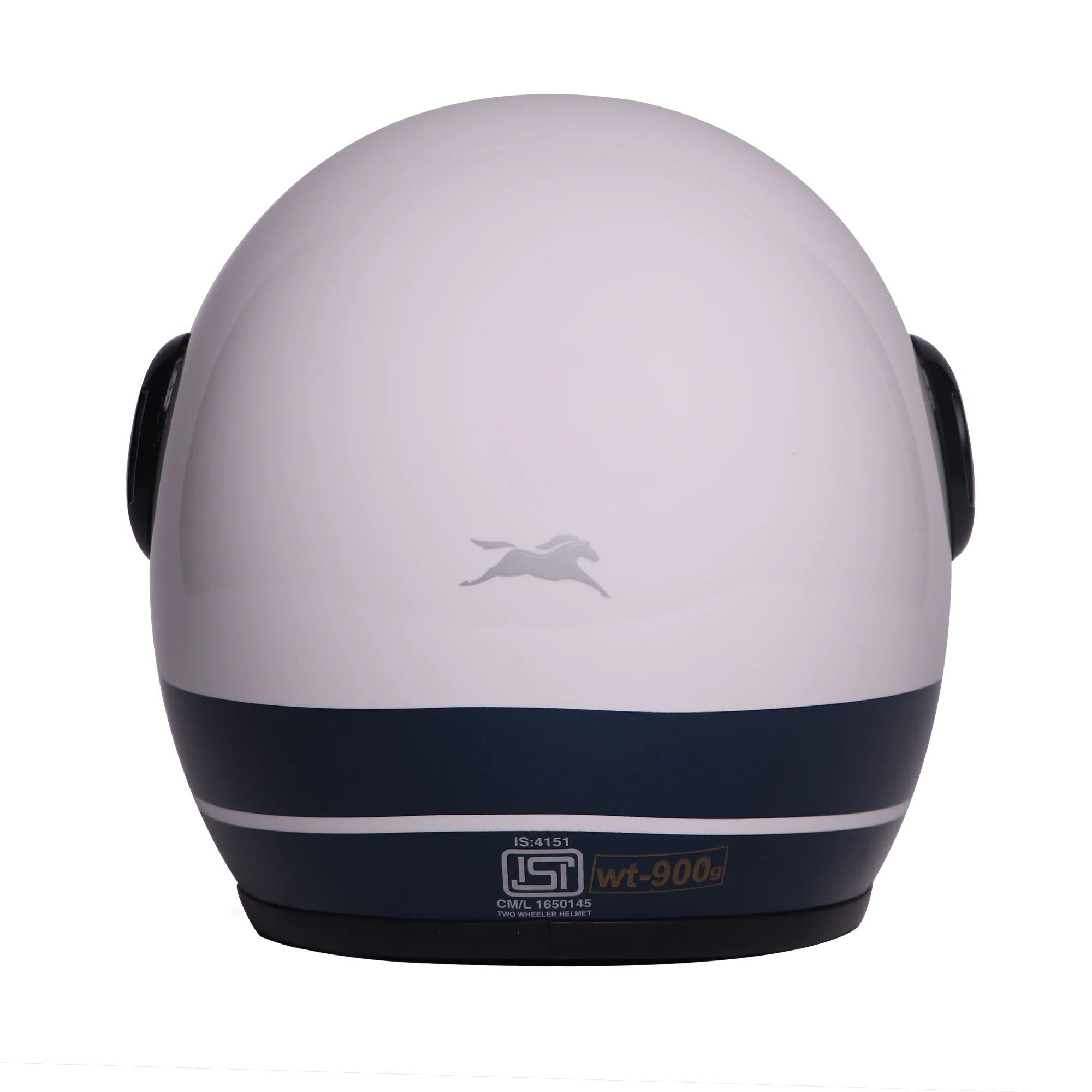 TVS J110 Half Face Helmet, Starlight Blue Gloss | Lightweight & Stylish - Image 4