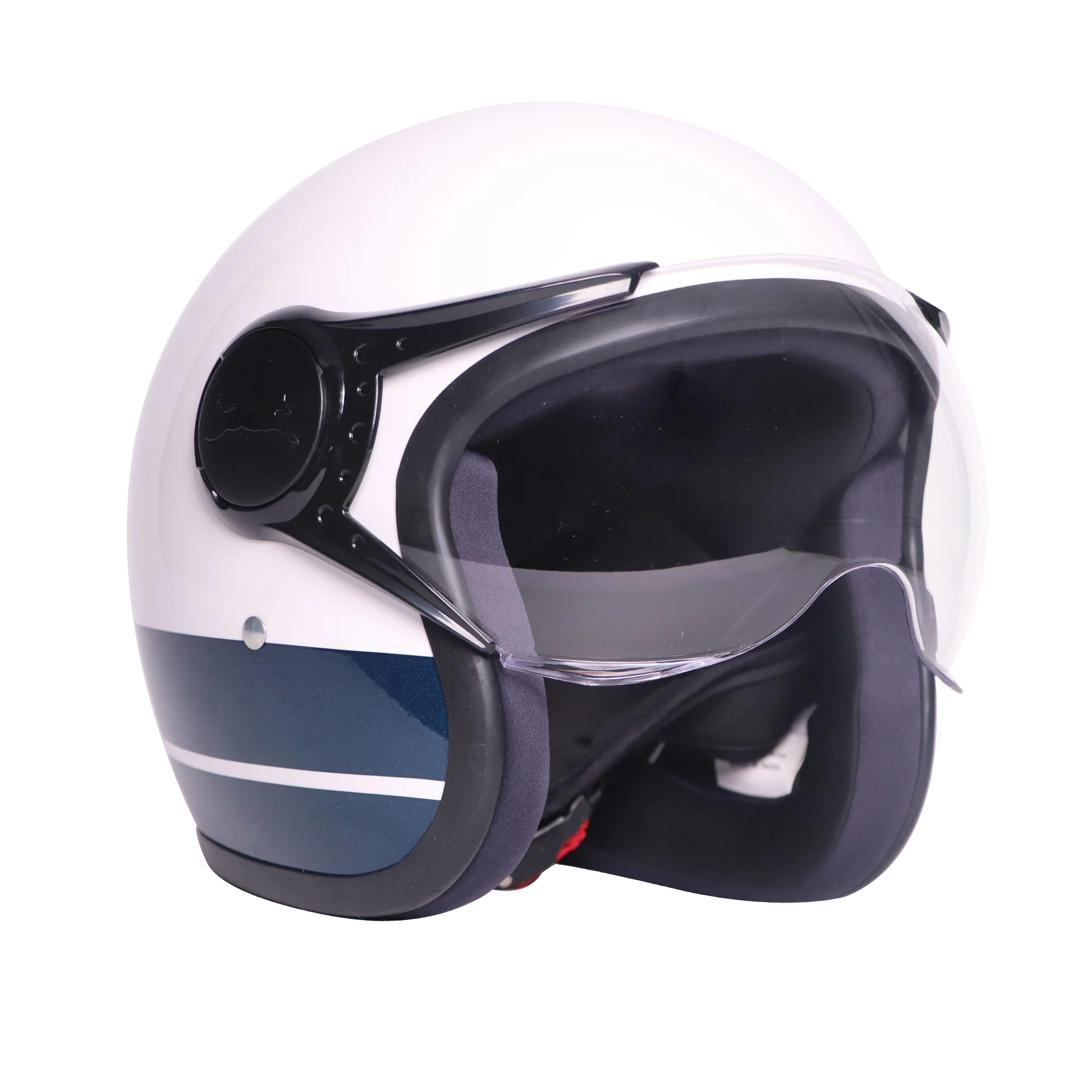 TVS J110 Half Face Helmet, Starlight Blue Gloss | Lightweight & Stylish - Image 6
