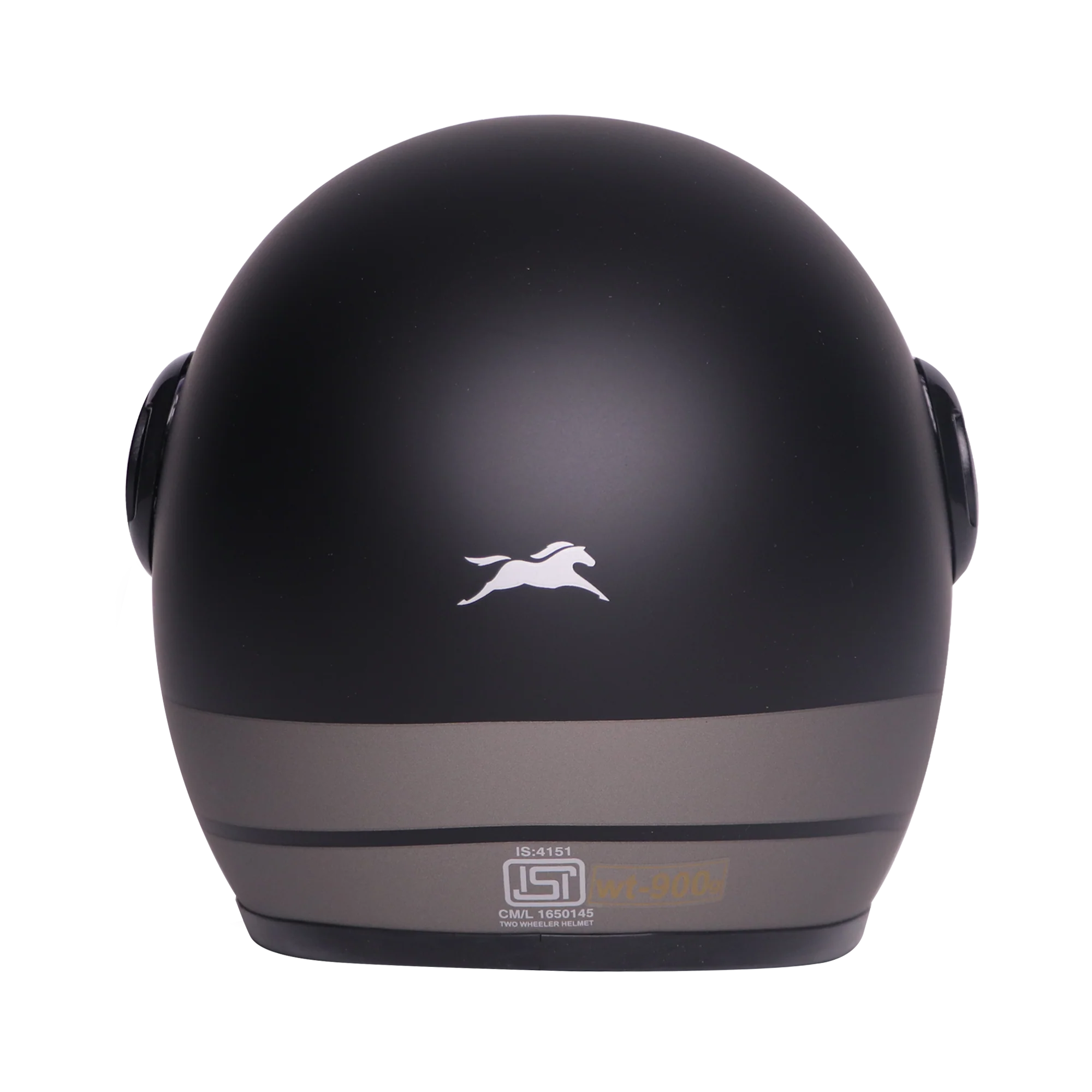 TVS J110 Half Face Helmet, Titanium Grey Matte | Lightweight & Stylish - Image 4