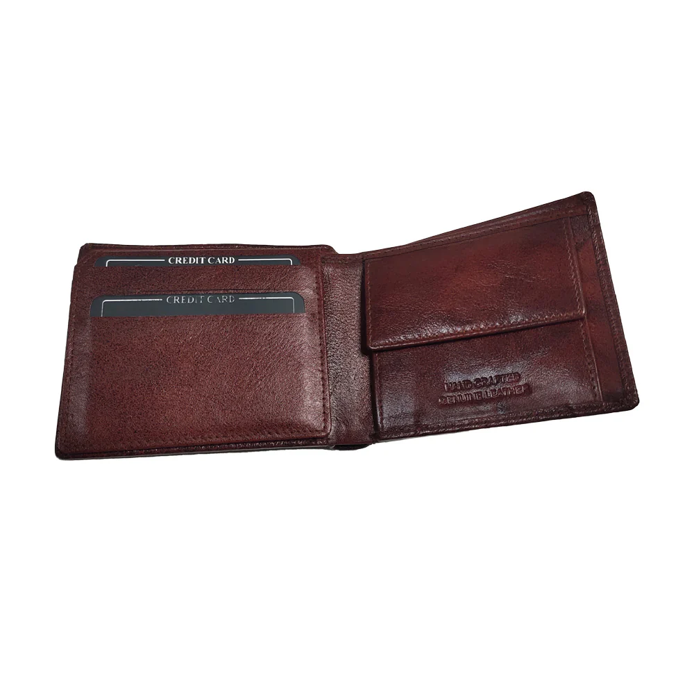 TVS Leather Wallet - Tan - Image 4