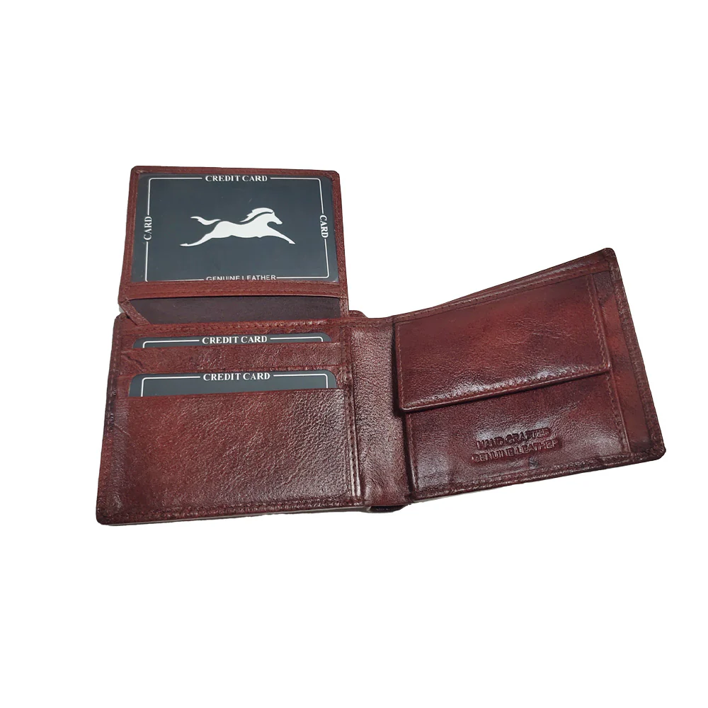 TVS Leather Wallet - Tan - Image 5