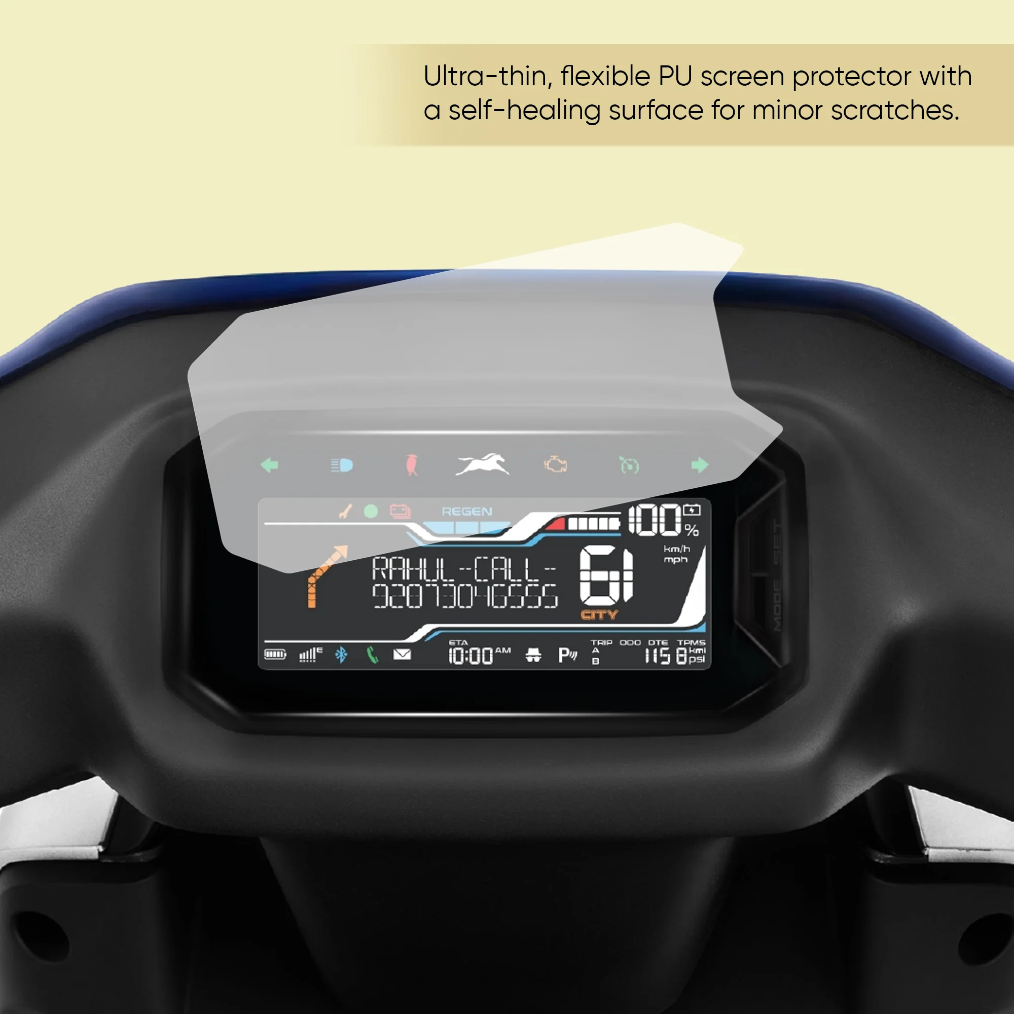 TVS Orbiter Pro Shield Display Screen Protector – Anti-Scratch, Clear & Durable - Image 4