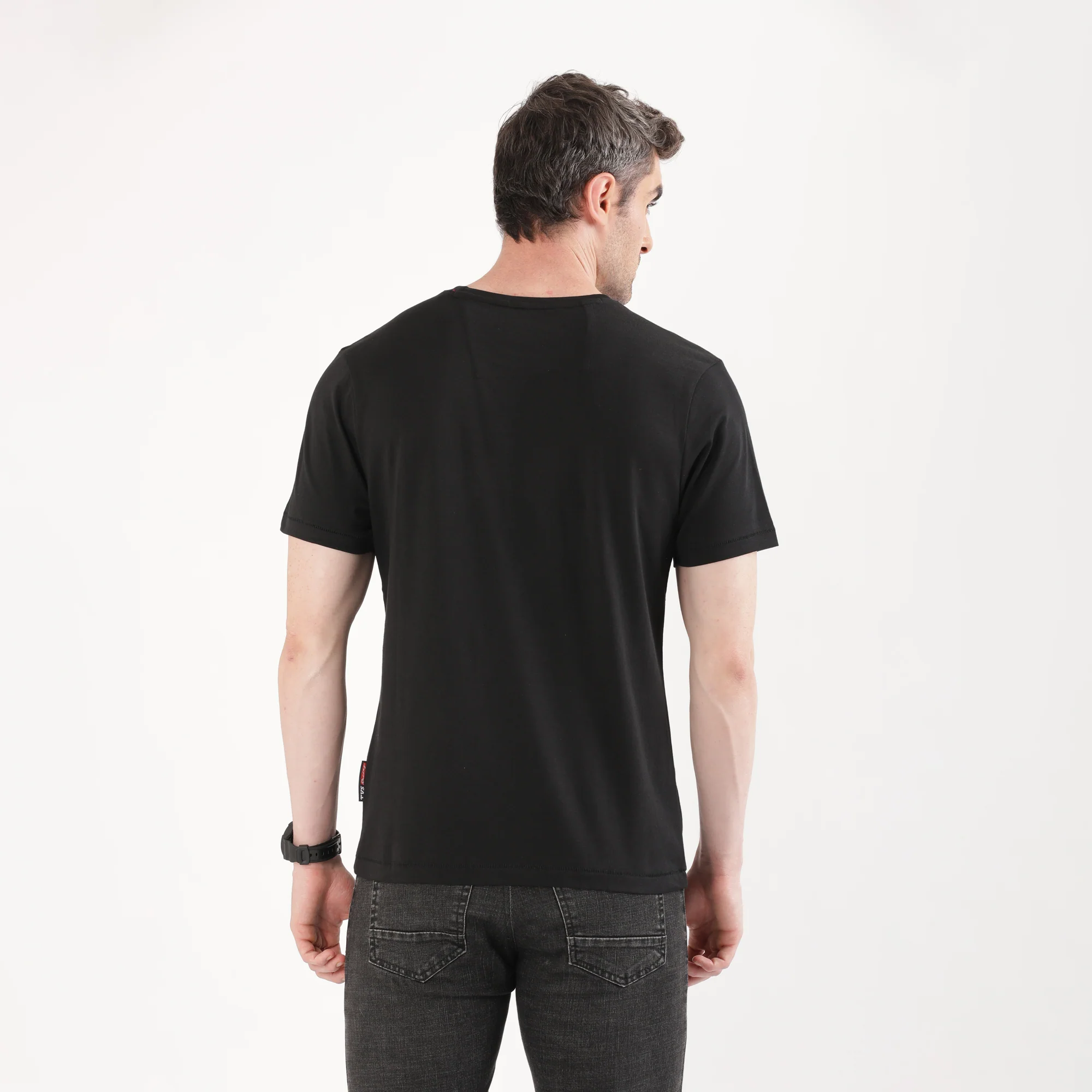 TVS Originals Collection Crew Neck T-Shirt – Bold Street Style, 100% Pure Cotton, Ultra-Soft Comfort, Breathable Anti-Odor Fabric, Skin-Friendly & Long-Lasting Durability for Riders - Image 2
