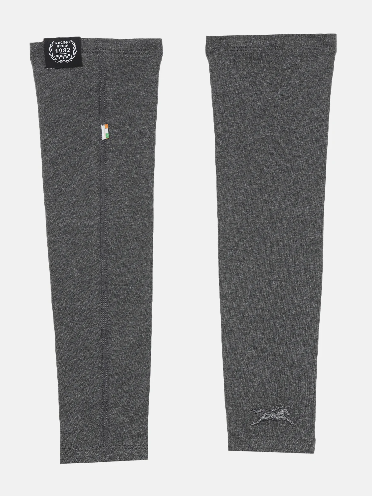 TVS Racing Arm Sleeves - Grey | SPF 50+ Protection & Anti-Bacterial Finish - Image 4