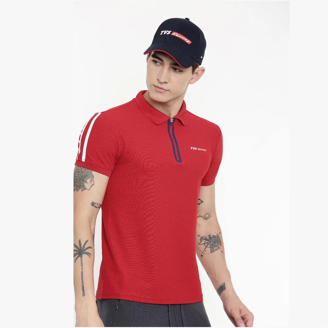 TVS Racing Cap Blue - Breathable, Stylish Headwear for Men & Women - Image 2
