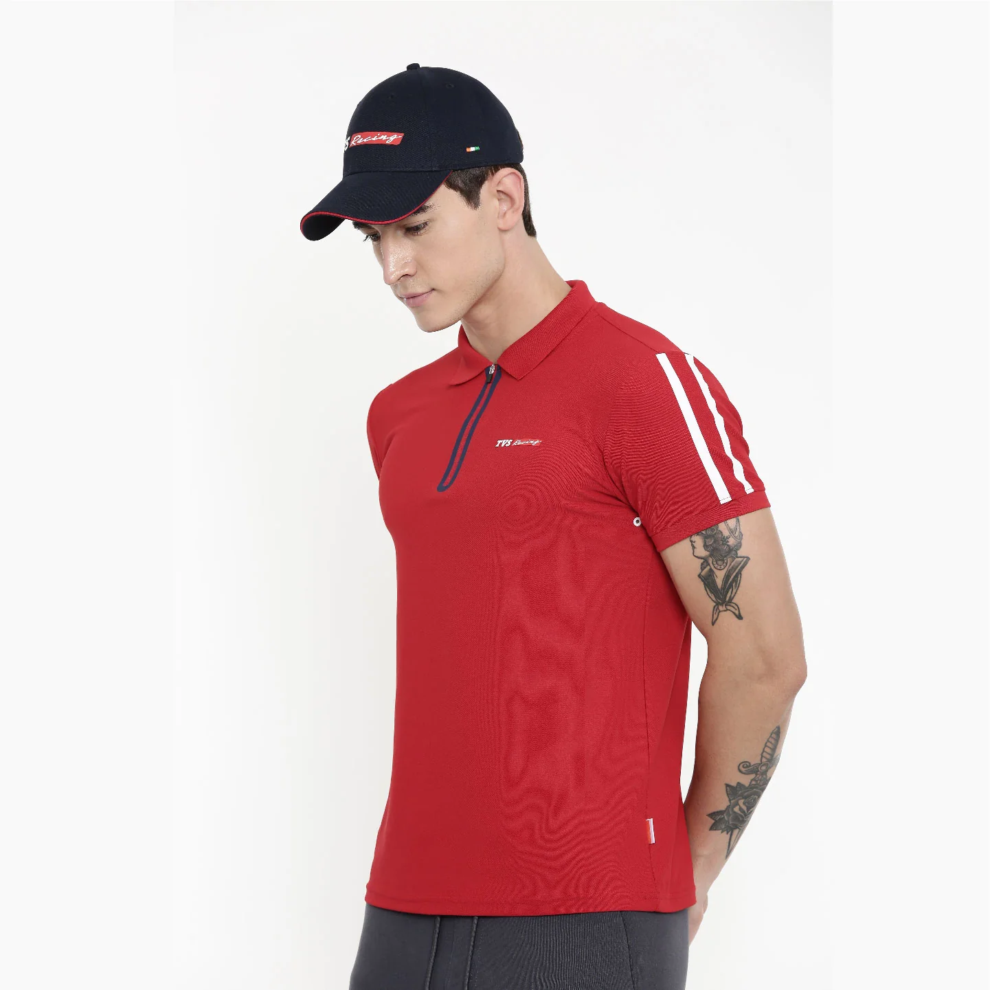 TVS Racing Cap Blue - Breathable, Stylish Headwear for Men & Women - Image 3