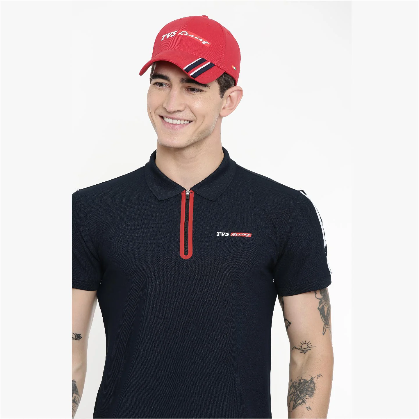 TVS Racing Cap Red - Breathable, Stylish Headwear for Men & Women - Image 5