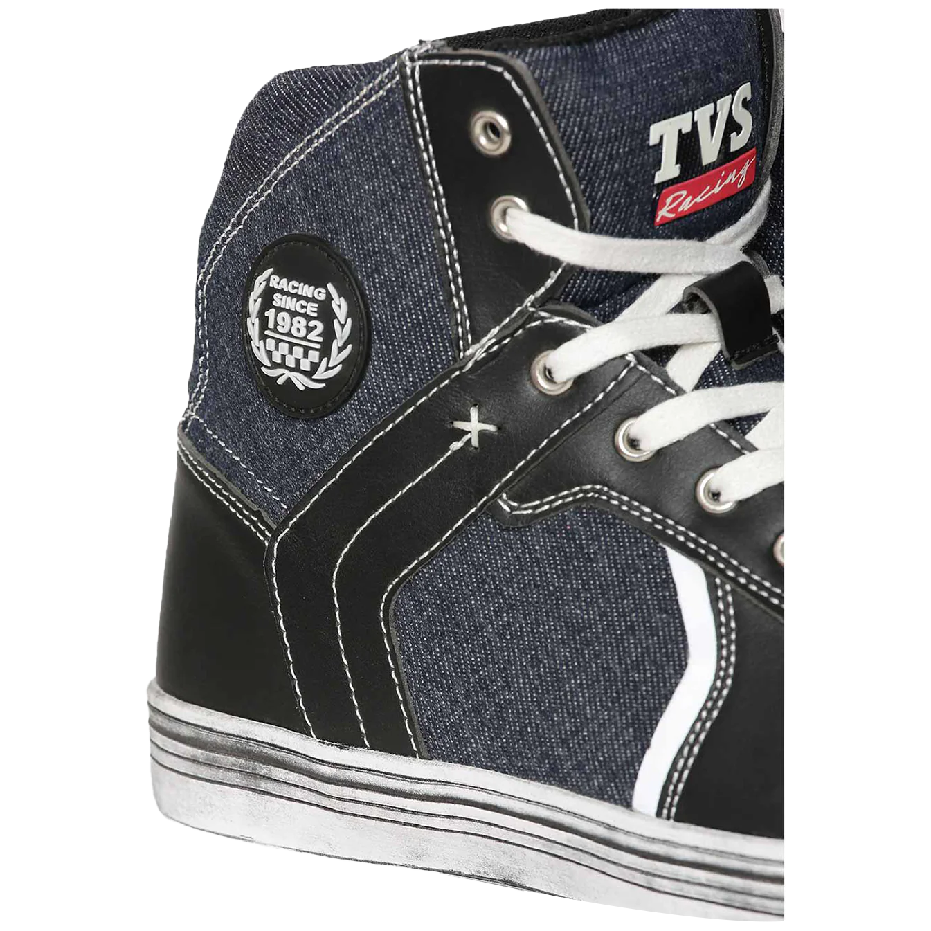 TVS Racing Casual Shoes - Stylish Indigo Denim Boots with Enhanced Protection - Image 11
