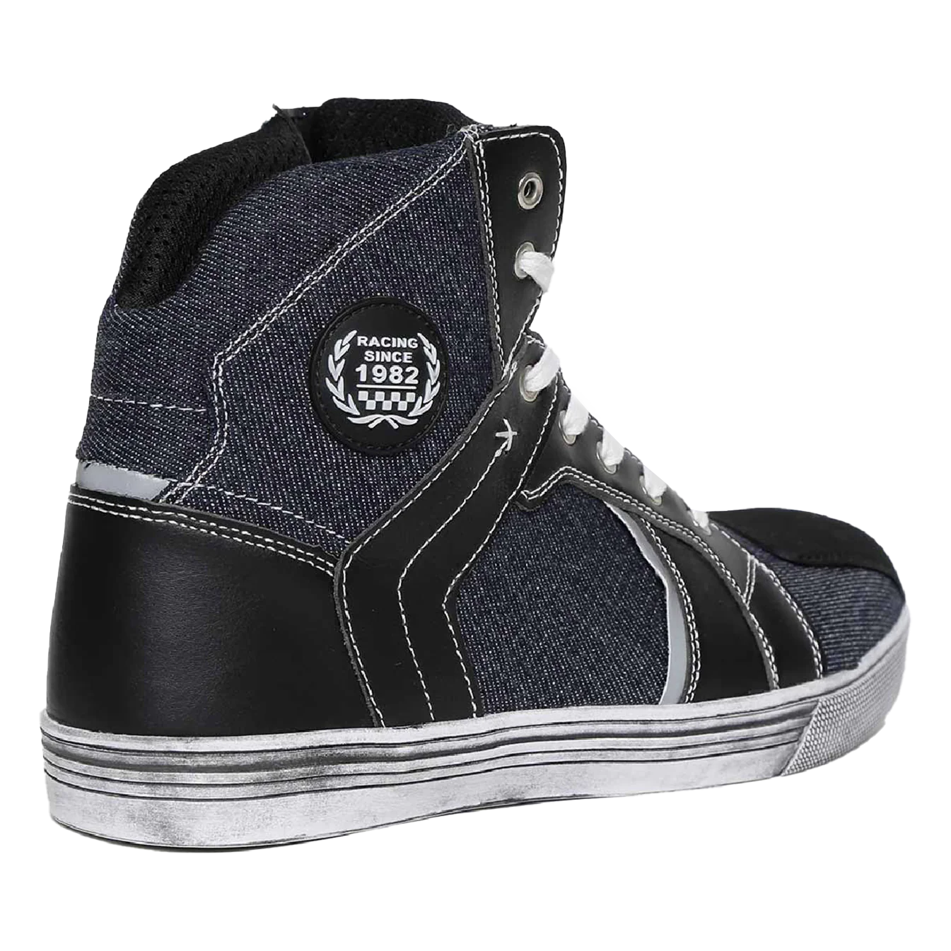 TVS Racing Casual Shoes - Stylish Indigo Denim Boots with Enhanced Protection - Image 8