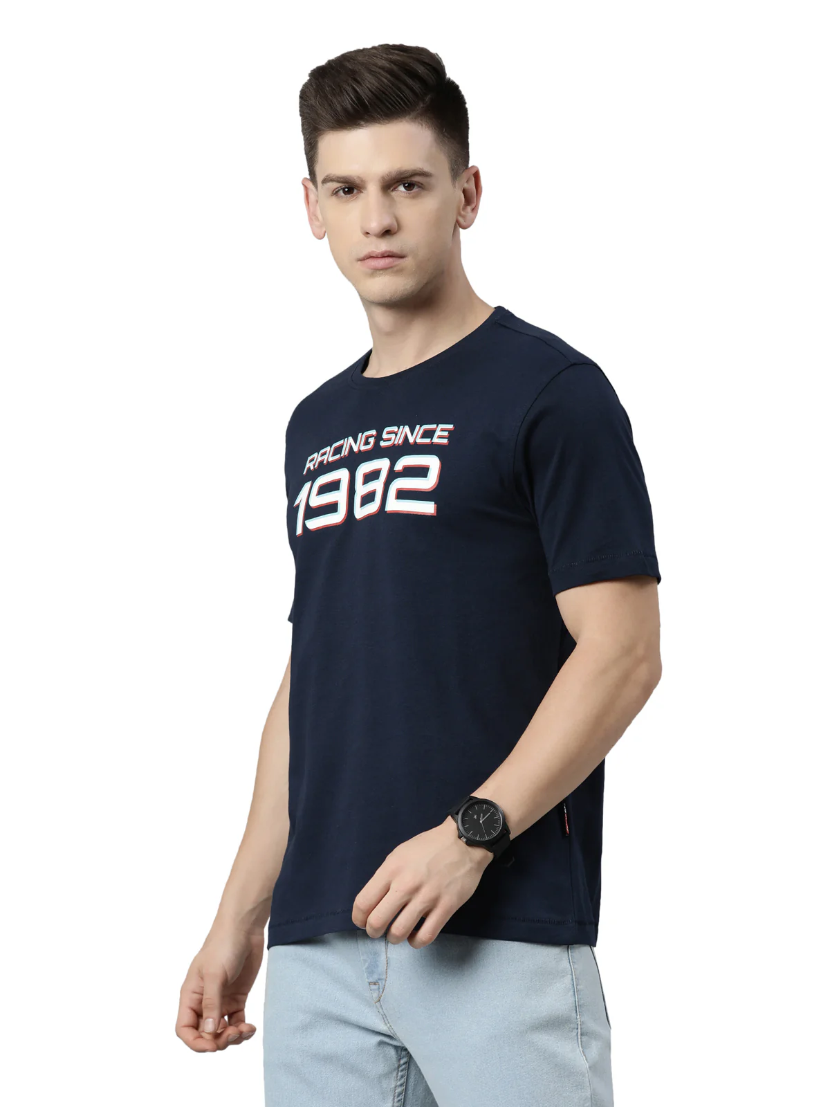 TVS Racing Tee 1982 | Classic Cotton Round Neck T-Shirt - Image 4