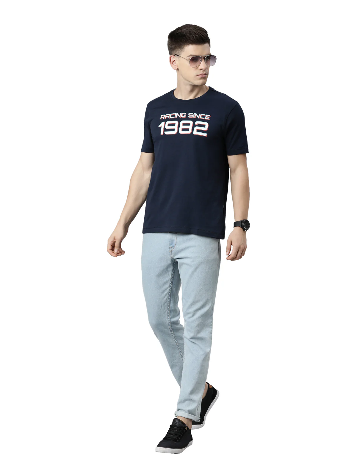 TVS Racing Tee 1982 | Classic Cotton Round Neck T-Shirt - Image 6
