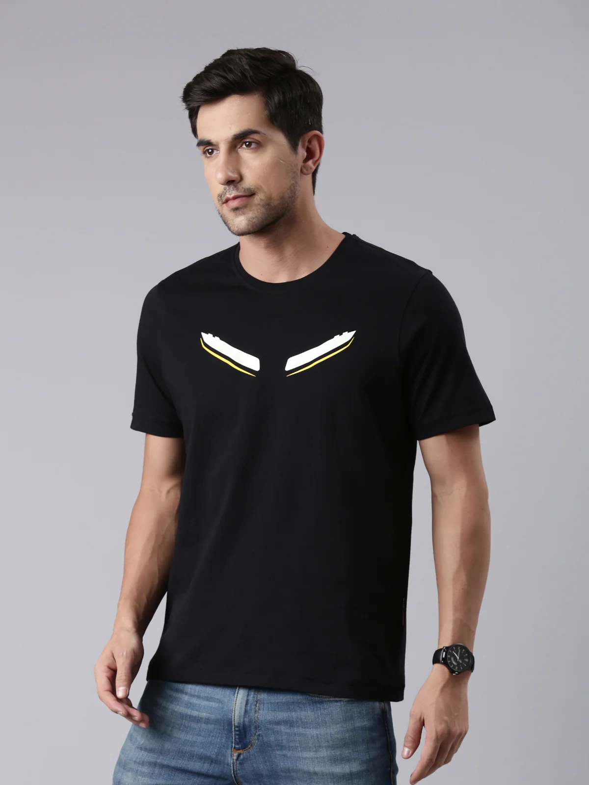 TVS Racing Dynamic LED Crew Neck T-Shirt – 100% Cotton, Glow-in-the-Dark Graphics - Image 3