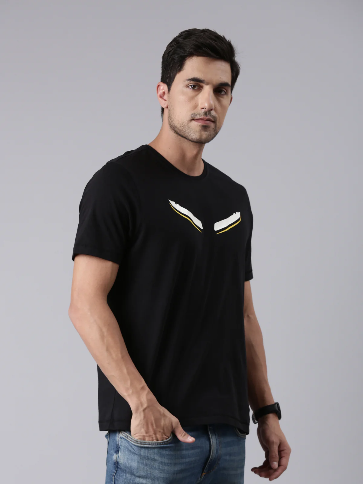 TVS Racing Dynamic LED Crew Neck T-Shirt – 100% Cotton, Glow-in-the-Dark Graphics - Image 4