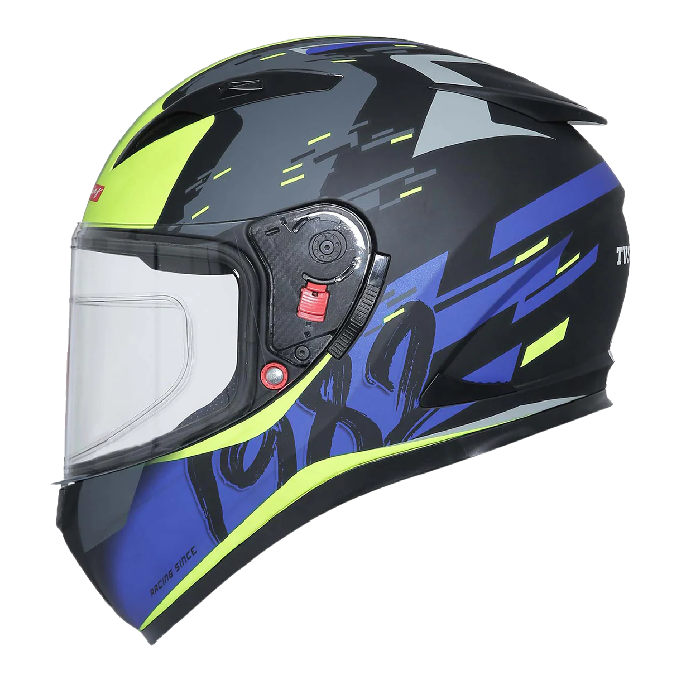 TVS Racing Full Face Helmet for Men – Anti-Fog Pin-Lock, Aerodynamic Design, DOT/ISI/ECE Certified - Image 3