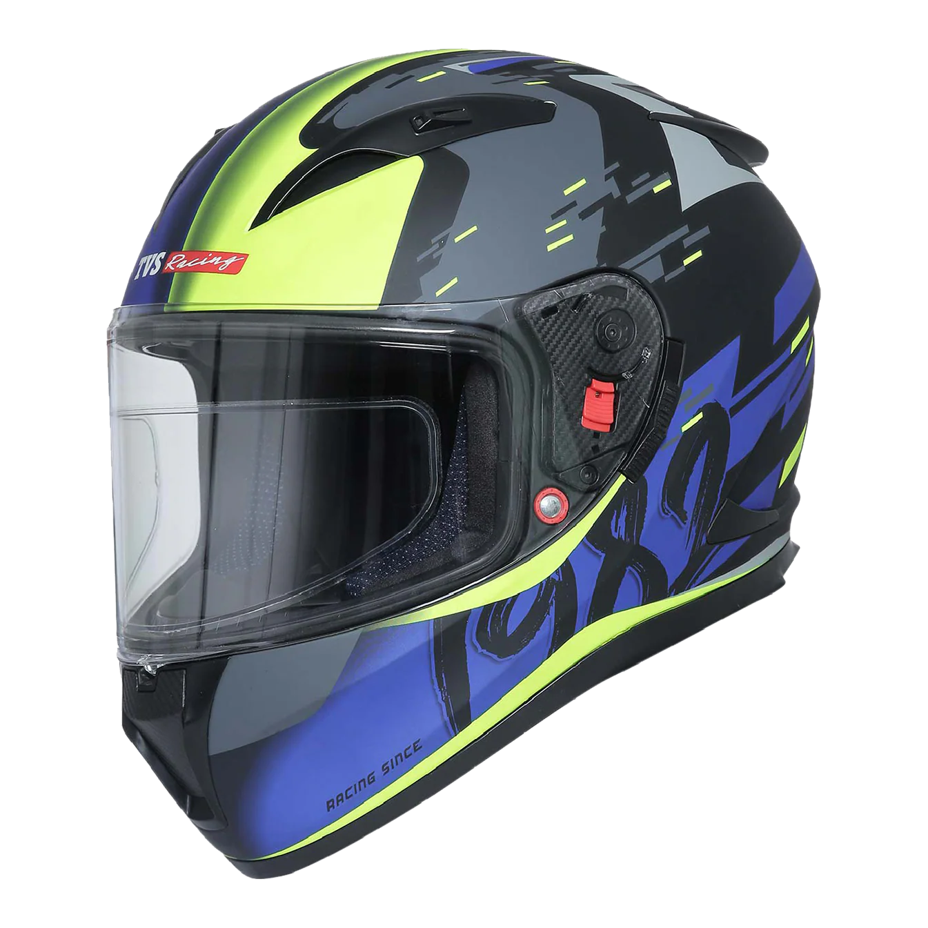 TVS Racing Full Face Helmet for Men – Anti-Fog Pin-Lock, Aerodynamic Design, DOT/ISI/ECE Certified - Image 4