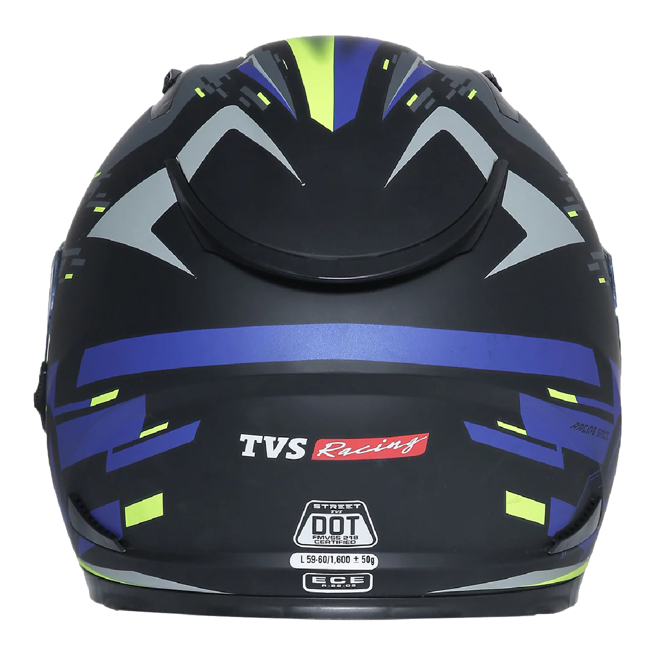 TVS Racing Full Face Helmet for Men – Anti-Fog Pin-Lock, Aerodynamic Design, DOT/ISI/ECE Certified - Image 5