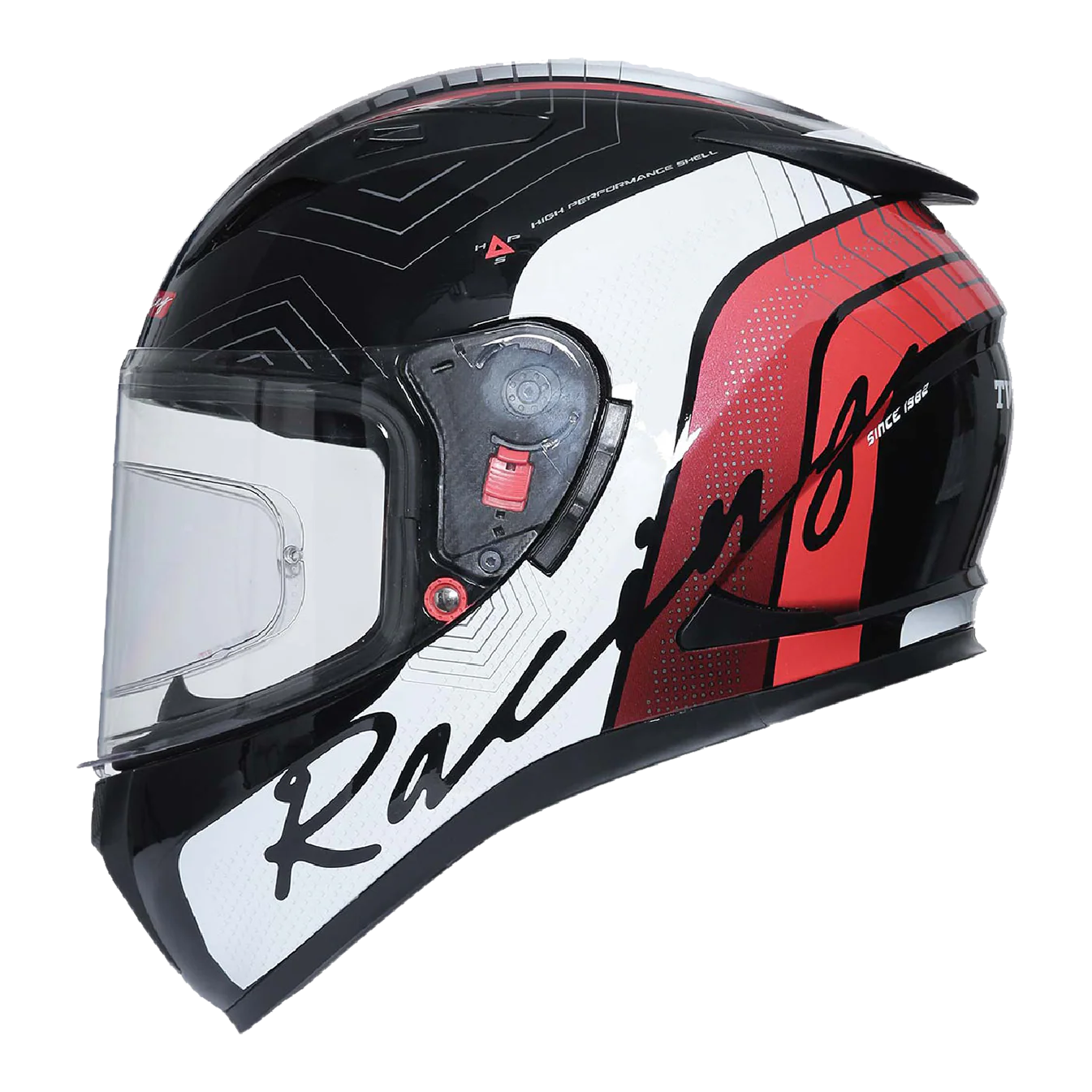 TVS Racing Dual Visor Helmet - Premium Full Face Helmet for Men - DOT/ISI/ECE Certified - Image 3